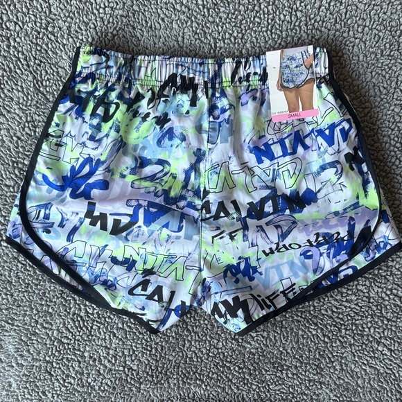 Calvin Klein Multicolor Graphic Running Shorts - Picture 3 of 4